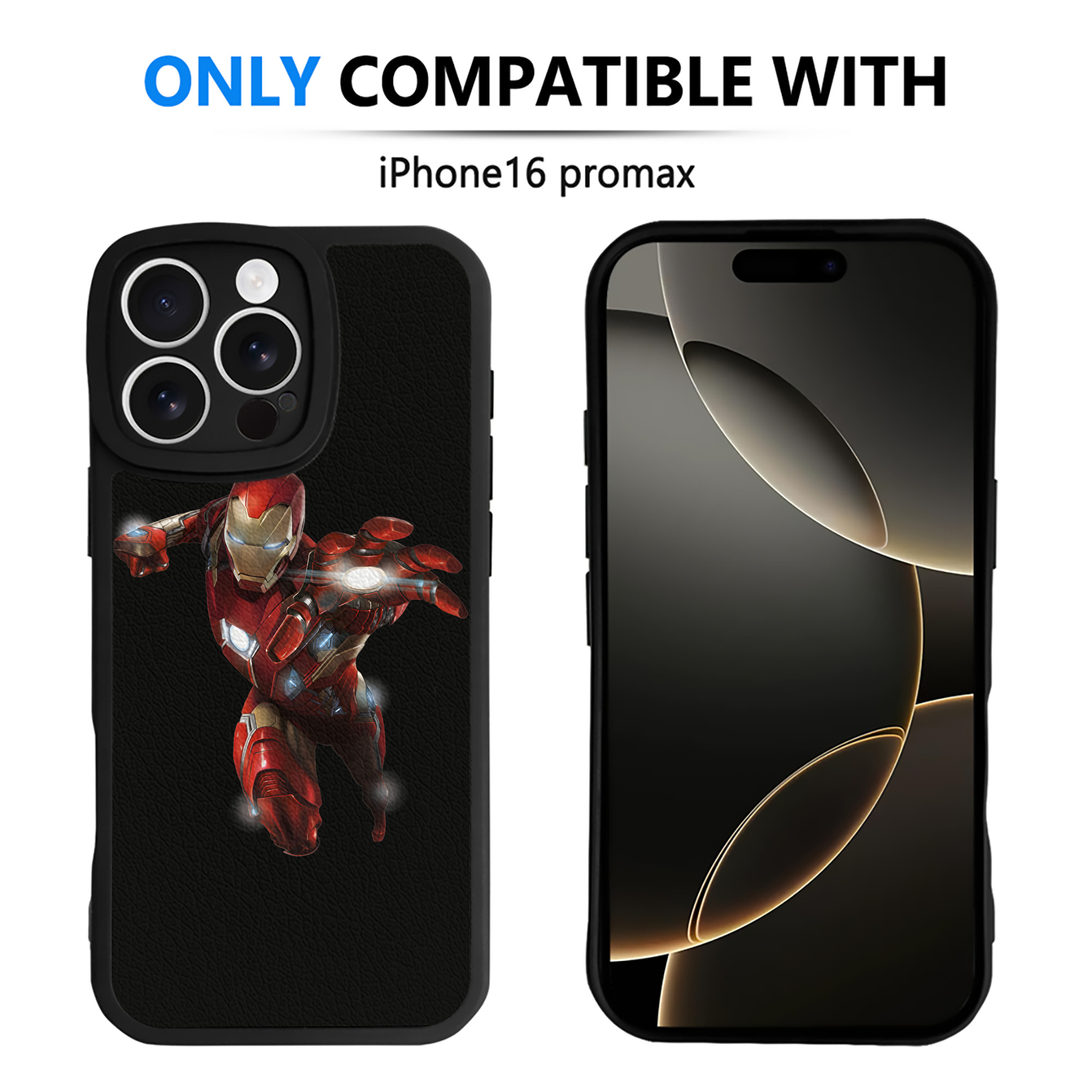 （画像用） アベンジャーズ The Avengers 【iPhone 16シリーズ対応】シリコンスマホケース（レザー調） 材質：シリコン